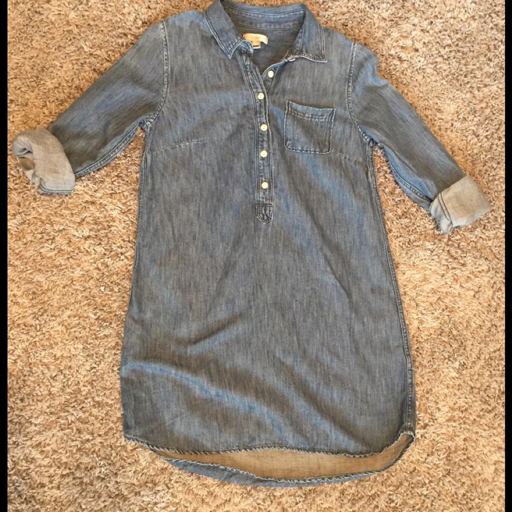J. Crew Denim Shirt Dress/ Tunic size 4
